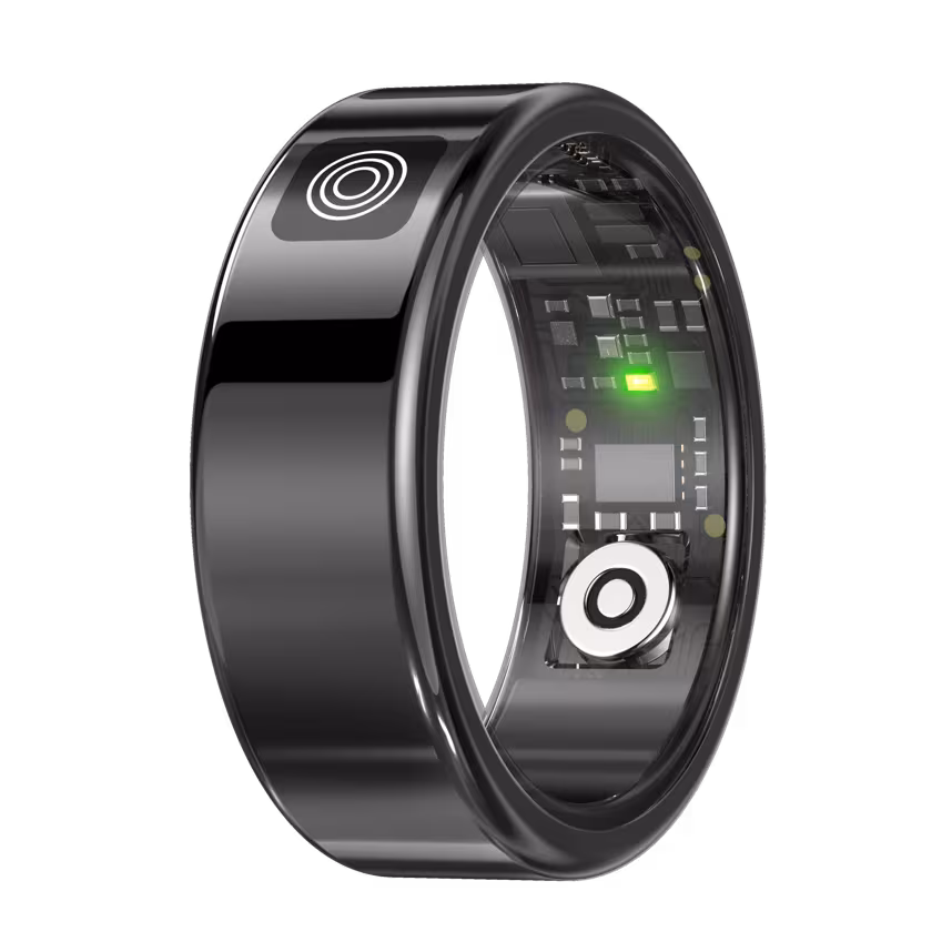 felixx Display SmartRing SR21D - Schwarz  Größe #11 (64,6mm)