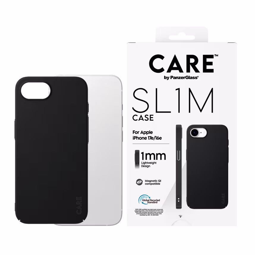 Care Back SL1M mit MagSafe Apple iPhone 17e/16e schwarz