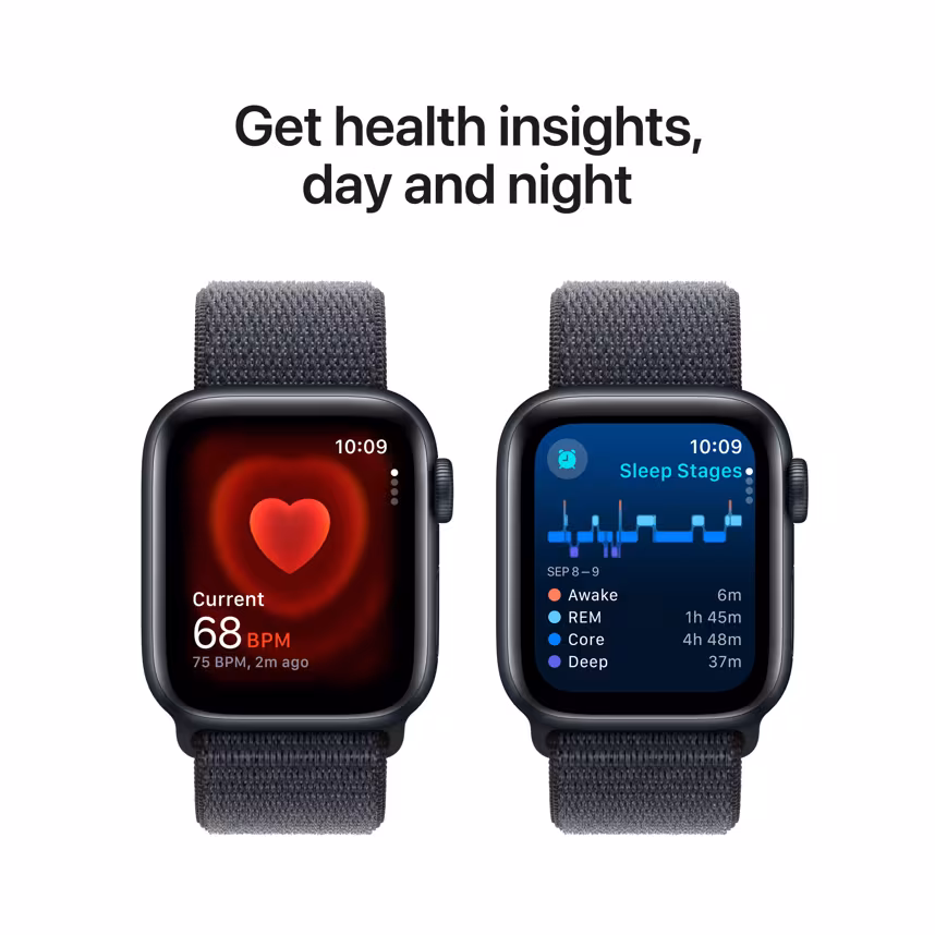 Apple Watch SE LTE 40mm midnight Alu Case + ink Loop