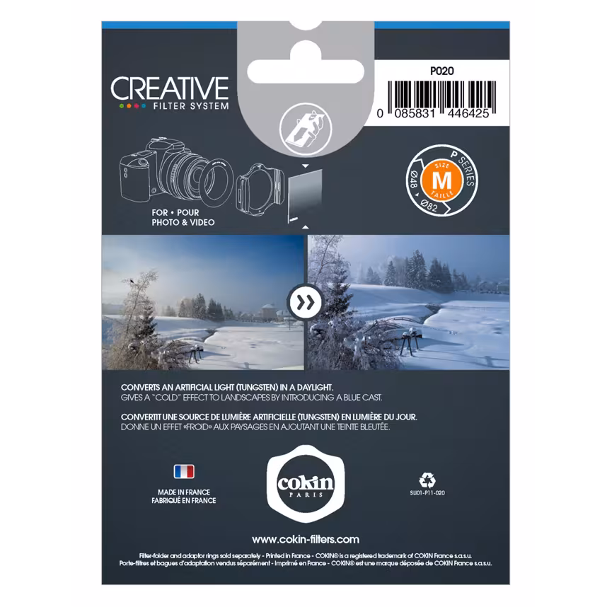 Cokin Z020 Konversion Blau 80A