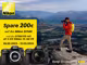Grafik von Nikon mit folgendem Text: "Spare 200€ auf die Nikon D7500 und das D7500 Kit mit AF-S DX Nikkor 18-140 VR. 28.02. bis 31.03.2025. Keep discovering." Auf der Grafik sind zwei Nikon Kameras sowie im Hintergrund ein Mann mit einer Kamera auf einem Berg zu sehen.