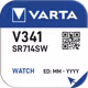 Varta V341 Silver Coin 1,55V