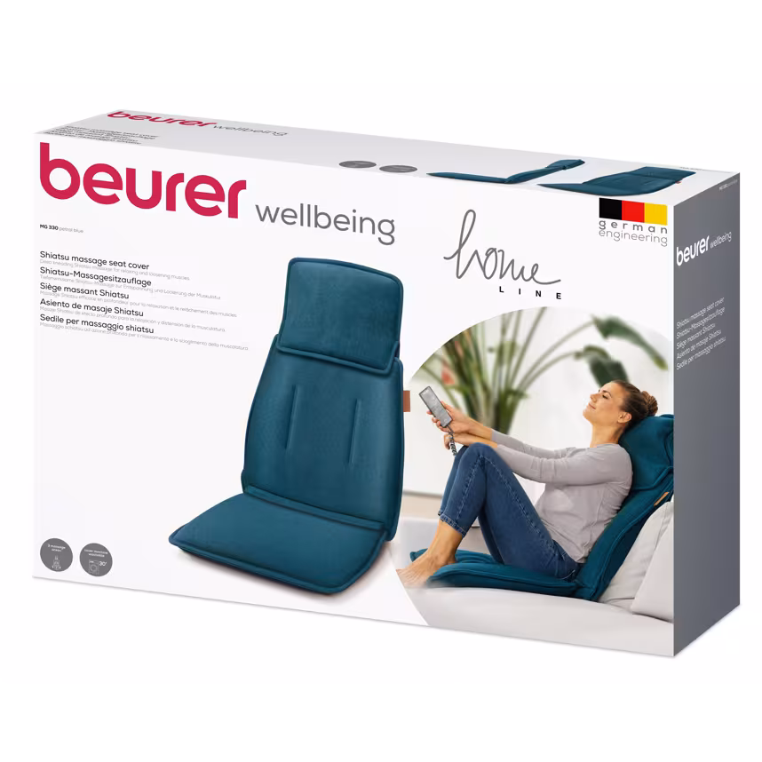 Beurer MG 330 Lounger Shiatsu Sitzauflage petrol blue