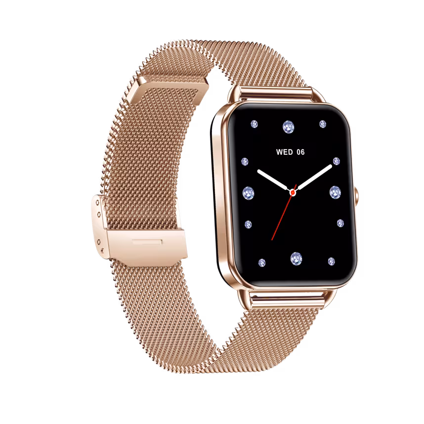 Felixx Smartwatch F606, Amoled 1.65, LADY, rose-gold