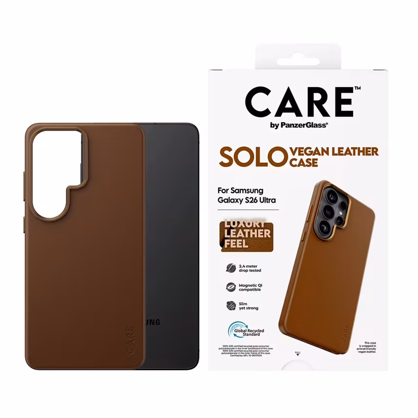 PanzerGlass Care SOLO Case Samsung Galaxy S26 Ultra Brown