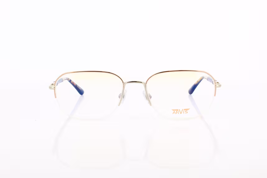AV 097 C1 Herrenbrille Halbrand Metall