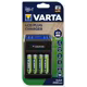 Varta LCD Plug Charger incl. 4x AA 2100 mAh