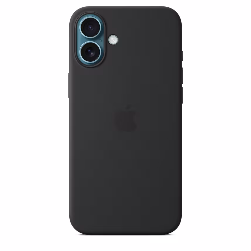  Apple iPhone 16 Plus Silikon Case mit Magsafe black 