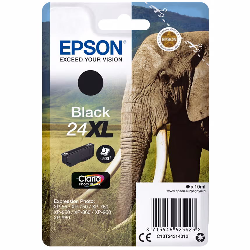Epson 24XL T2431 Tinte Photo Black 10ml