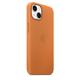 Apple iPhone 13 Leder Case mit MagSafe goldbraun