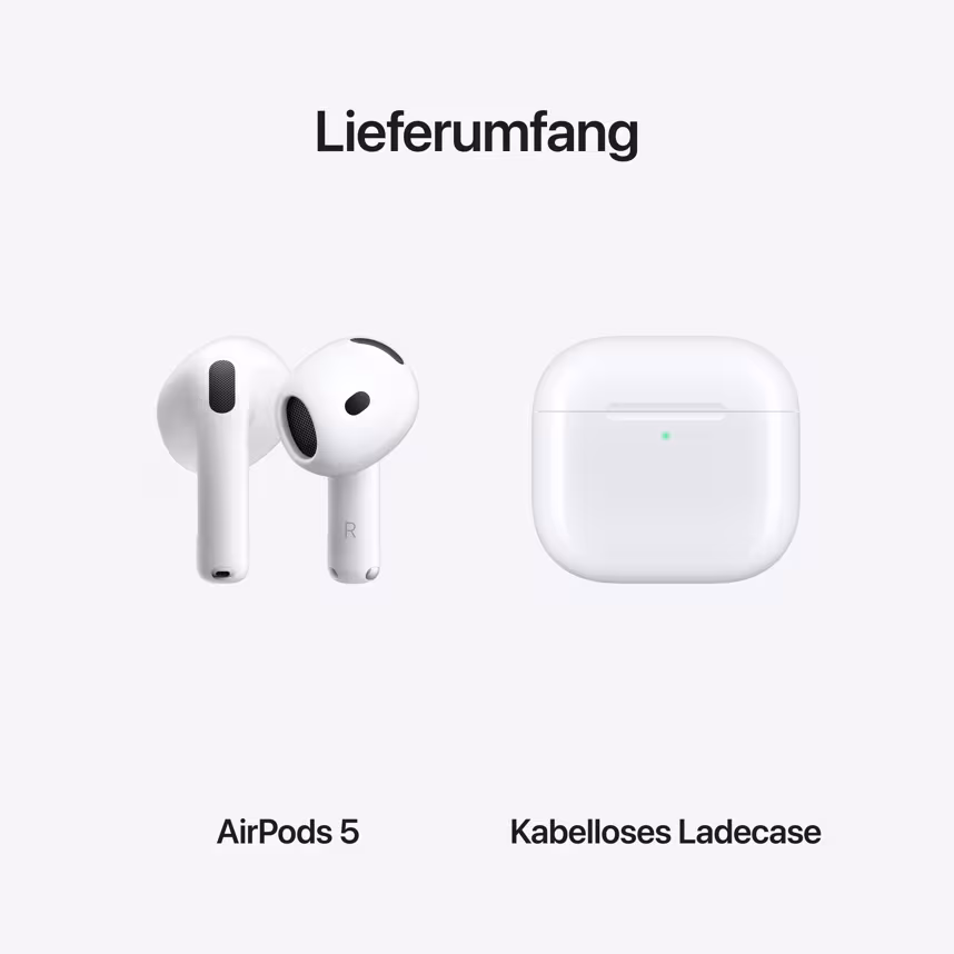 Apple AirPods 5 mit kabellosem Ladecase
