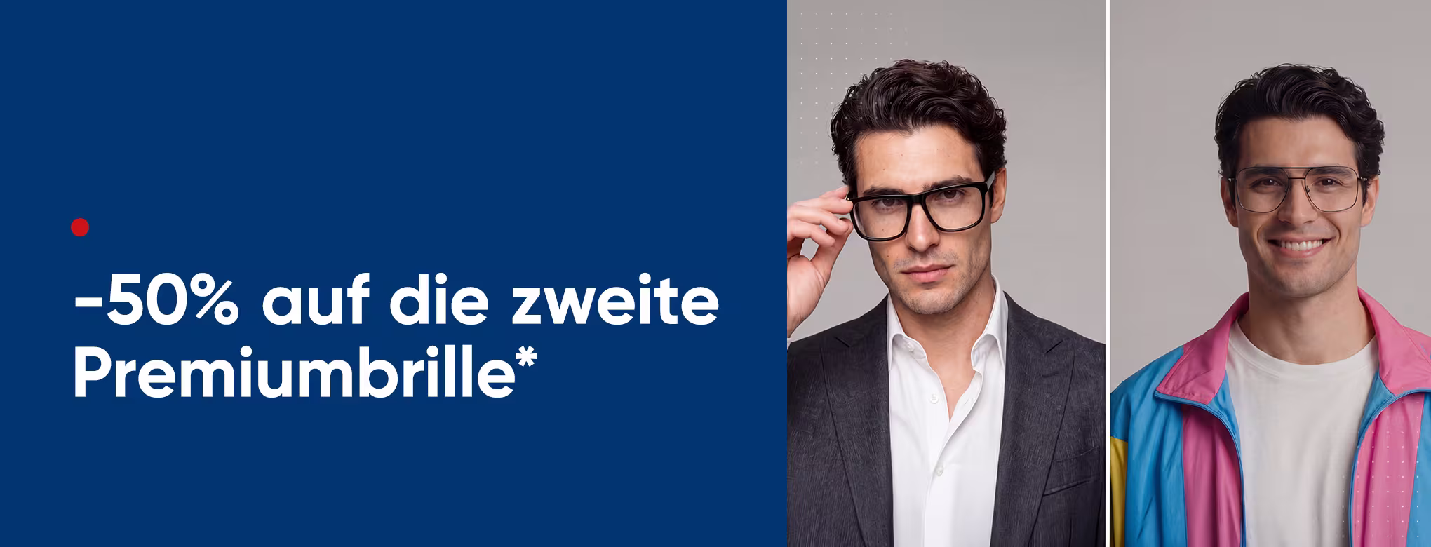 Text: Ein Look gen&uuml;gt nicht? -50% auf die zweite Premiumbrille bei Hartlauer. Beim Kauf einer Premium-Brille oder Premium-Gleitsichtbrille erhalten Sie einen Nachlass von 50 % auf eine weitere Premium-Fern- oder Lesebrille in gleicher Glasst&auml;rke. Nur g&uuml;ltig bei Fern- oder Lesebrillen &ndash; zweite Brille in Kunststoff 1,6 &ndash; wei&szlig; &ndash; SHC. Nicht in jeder Glasst&auml;rke und jedem Glasdurchmesser m&ouml;glich.