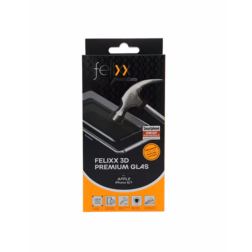 Felixx Glas Full 3D Apple iPhone 6/7/8/SE 2020