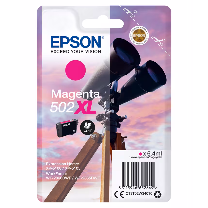 Epson 502XL Tinte Magenta 6,4ml