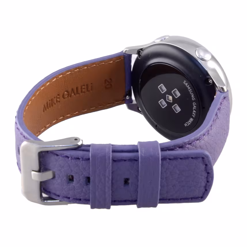 Galeli Band 20mm Echtleder traube