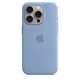 Apple iPhone 15 Pro Silikon Case mit MagSafe winter blue