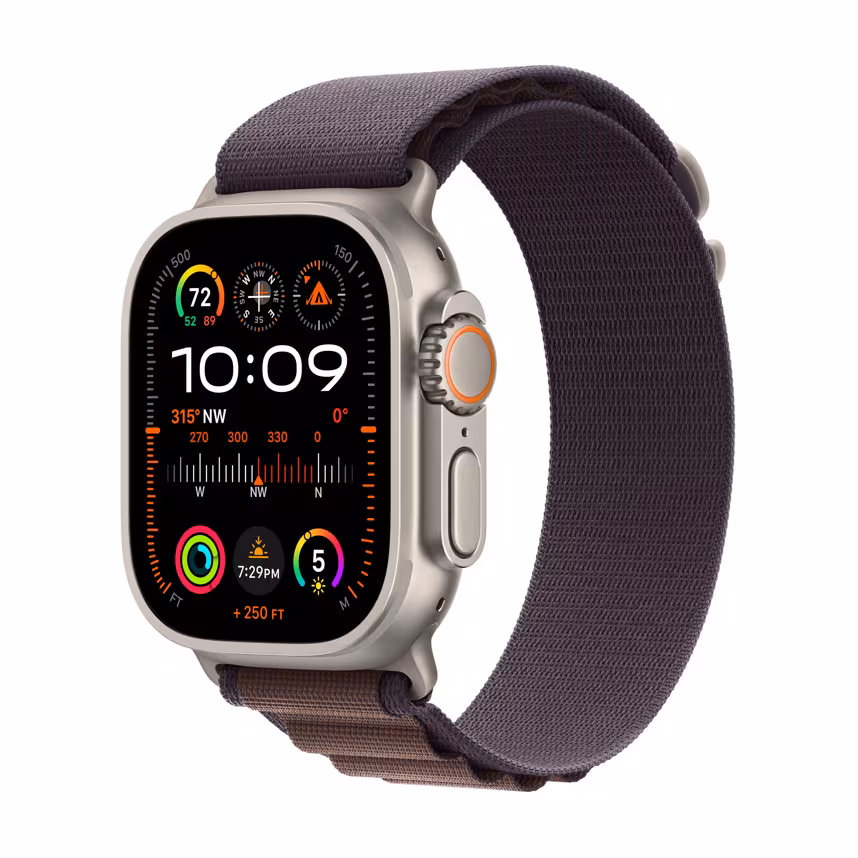 App Watch Ultra 2 GPS+Cellular Titan 49mm Alpin M indigo