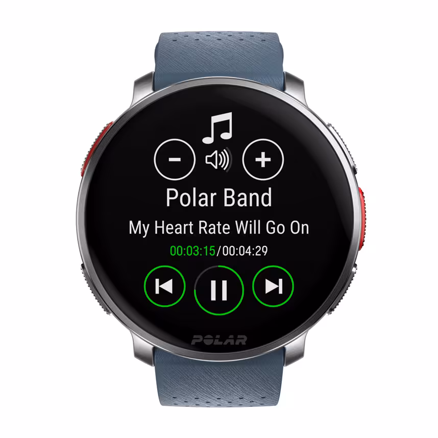 Polar Vantage V3 silver/blue S-L