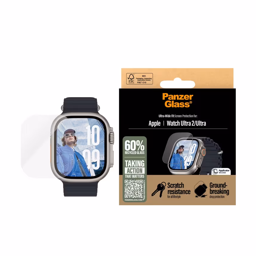 PanzerGlass Schutzglas Apple Watch Ultra 2