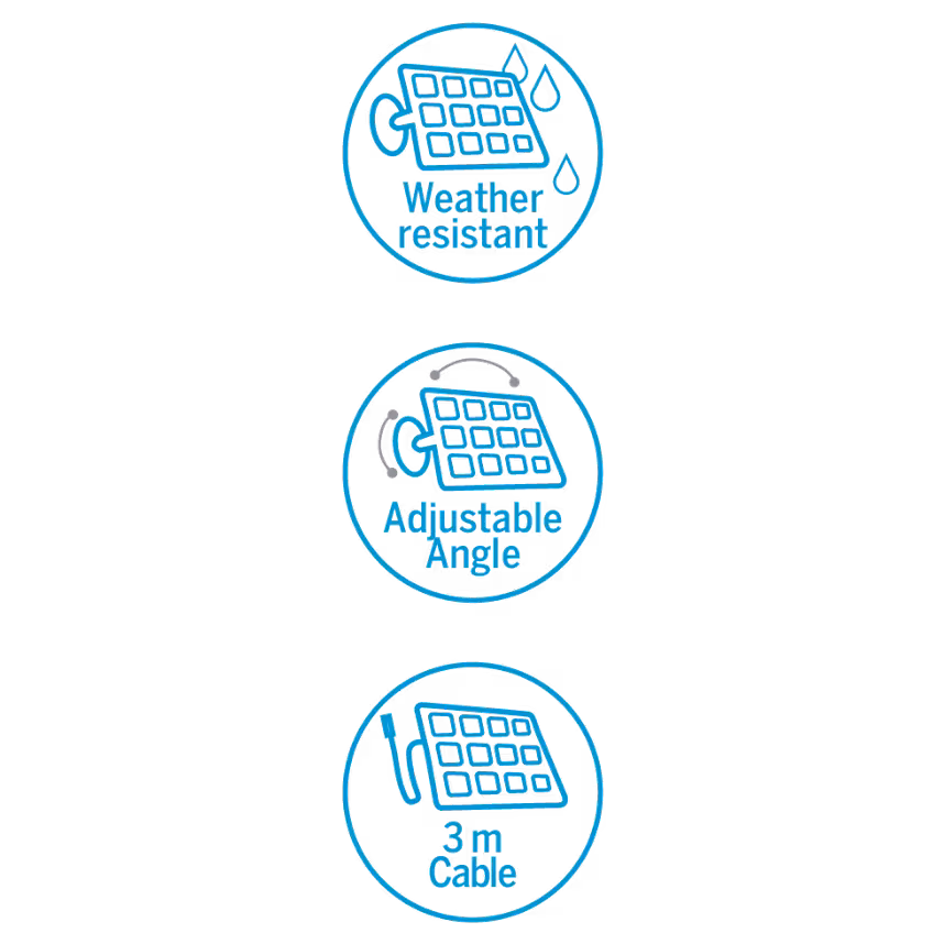 Beafon Solar Panel - 5W - USB Typ-C