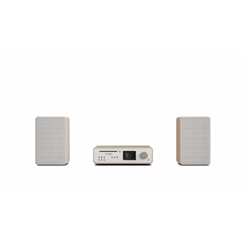 Pure Classic Stereo EU/UK cotton white/oak