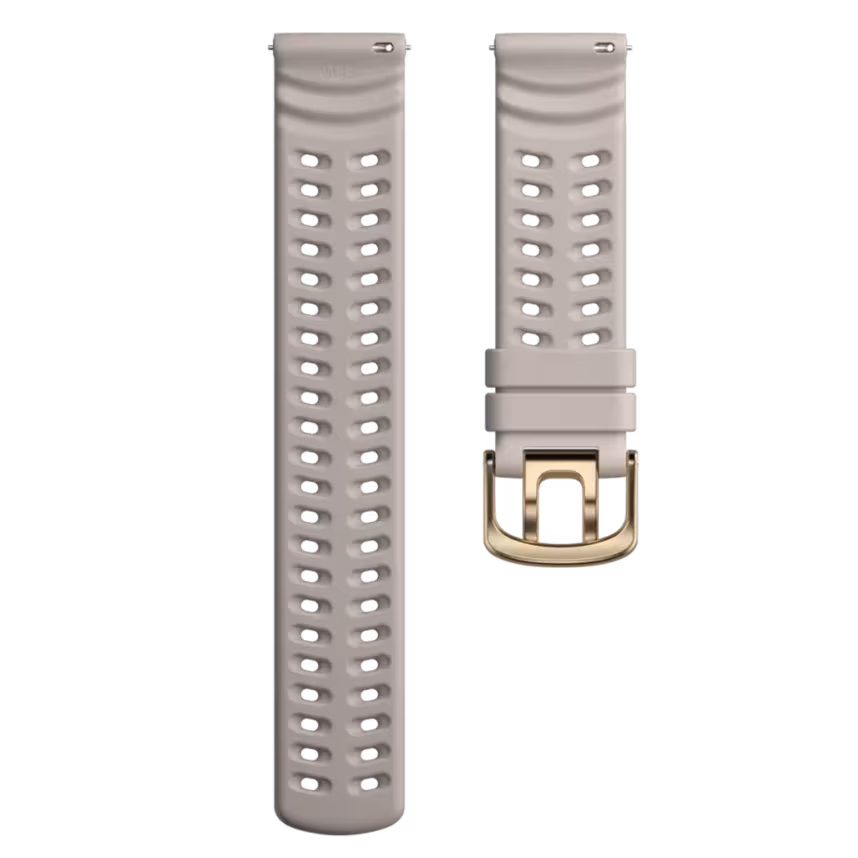 Polar Armband 22mm S-L Sport grau/gold