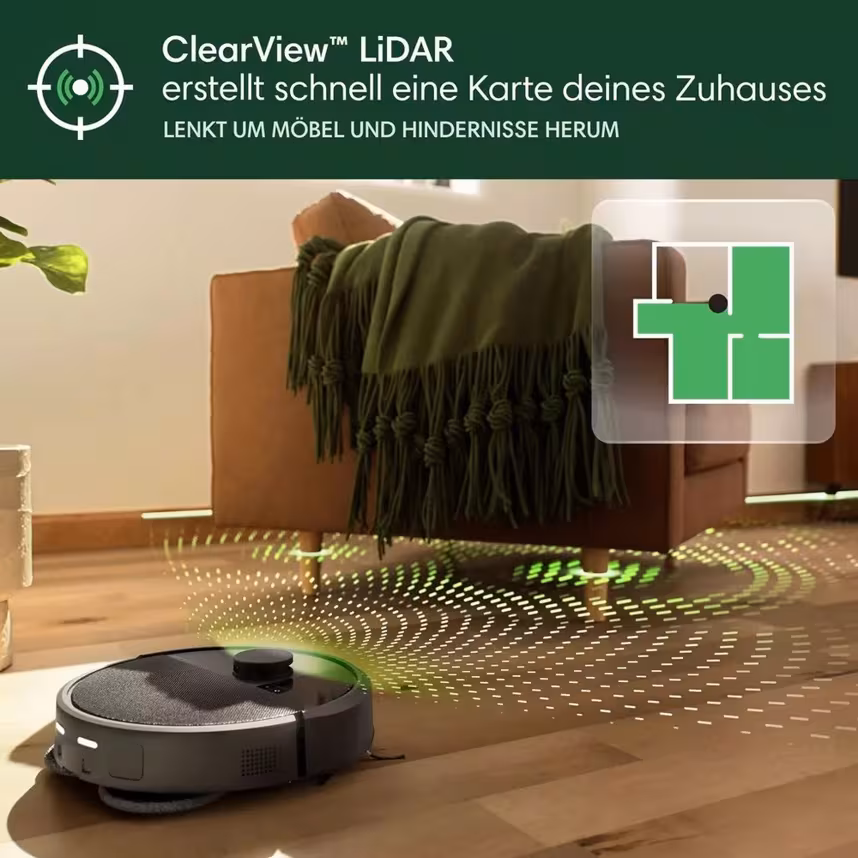 iRobot Roomba 505 Combo Plus Roboter schwarz
