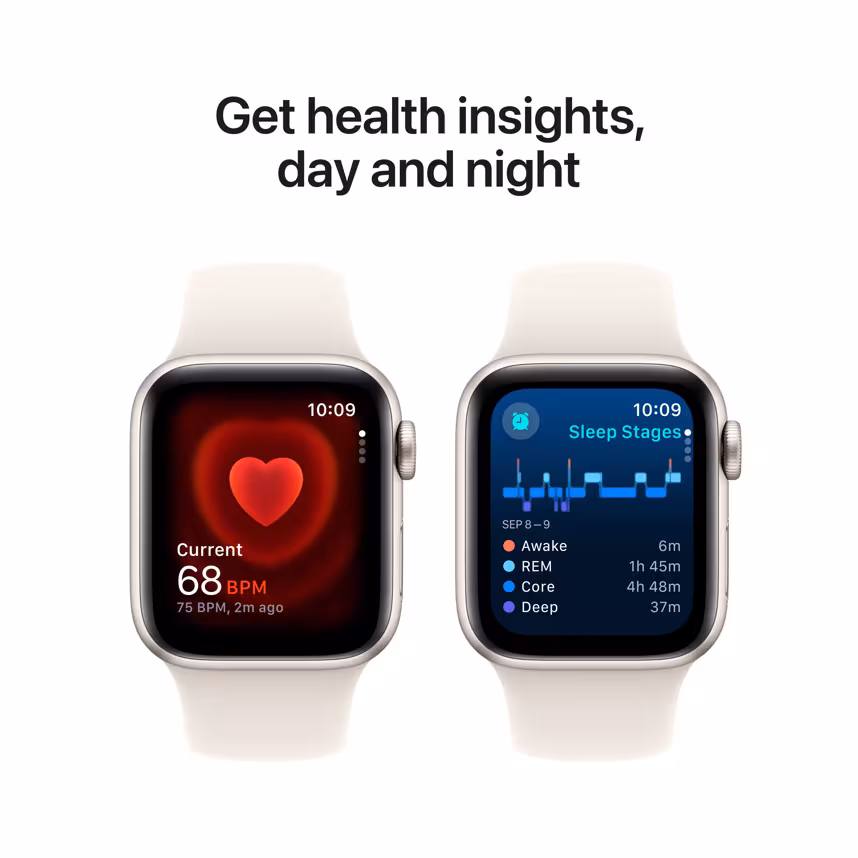 Apple Watch SE LTE 40mm starlight Alu Case + Band S/M