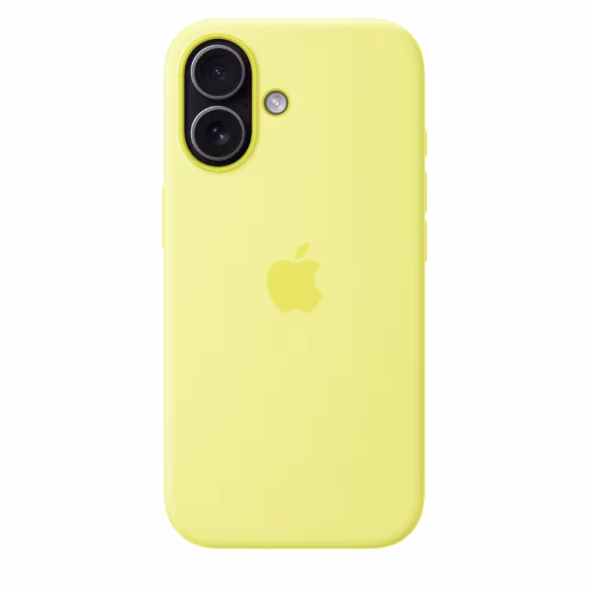 Apple iPhone 17 Silicone Case mit MagSafe Neon Yellow