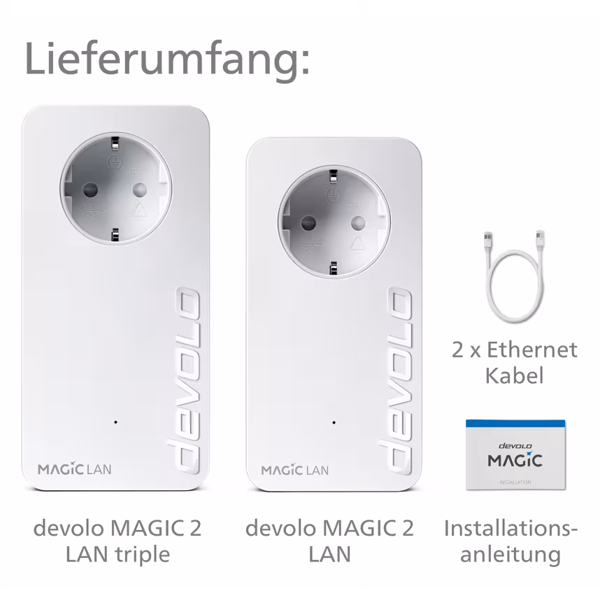 Devolo Magic 2 LAN triple Starter Kit