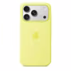 Apple iPhone 17 Pro Silicone Case mit MagSafe Neon Yellow
