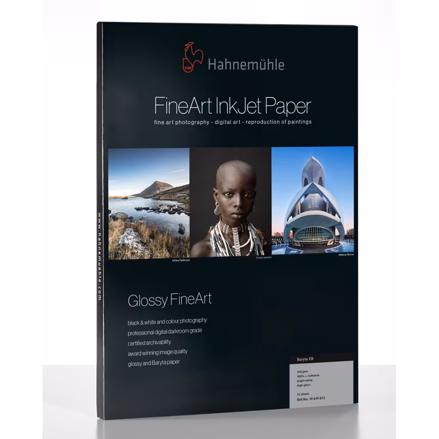 Hahnemühle Baryta FB 350gsm 17"Rolle 12 m 