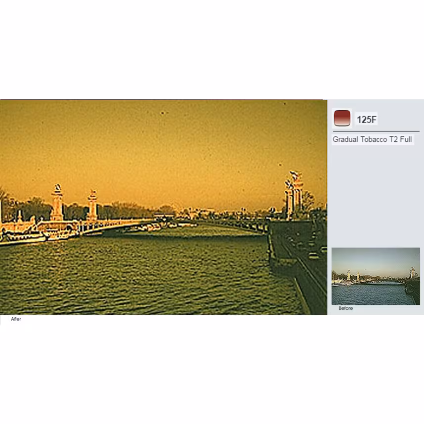 Cokin P125F Verlauf Tabak 2F