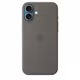  Apple iPhone 16 Plus Silikon Case mit Magsafe stone gray 