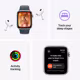App Watch SE GPS+Cellular Alu silber 44mm Sportb S/M polar