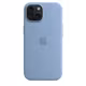 Apple iPhone 15 Silikon Case mit MagSafe winter blue