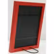 Bilderrahmen Deknudt 13x18cm Holz rot S45SK4