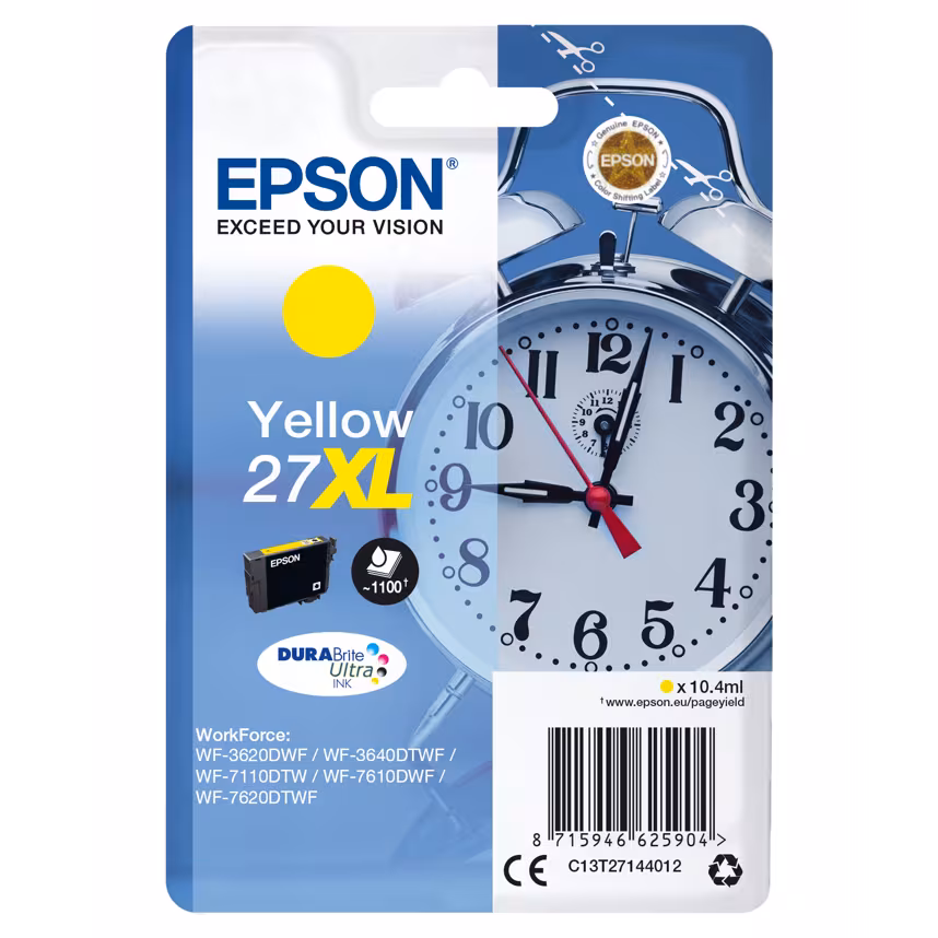 Epson 27XL T2714 Tinte Yellow 10,4ml
