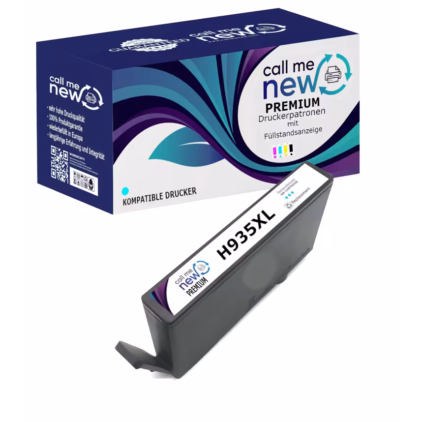 CMN Premium aufber. Tintenpatrone für HP933XL cyan