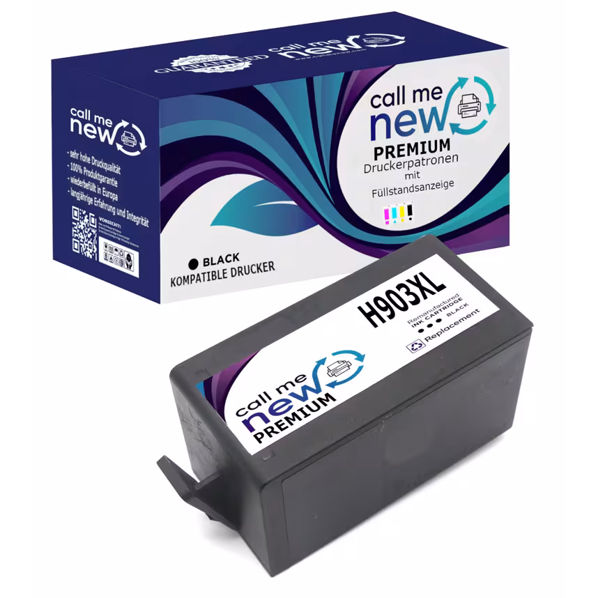 CMN Premium aufber. Tintenpatrone für HP903XL schwarz