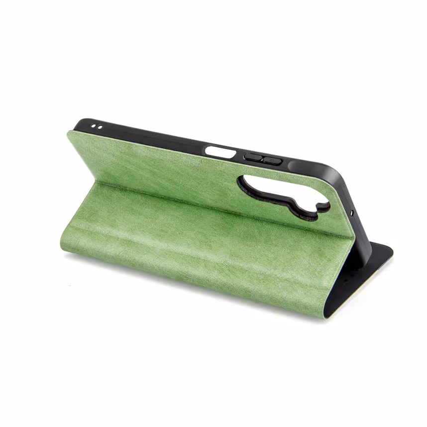 felixx Premium Book Case Venezia green mit Standfunktion und Innenfach für Samsung Galaxy A25 5G