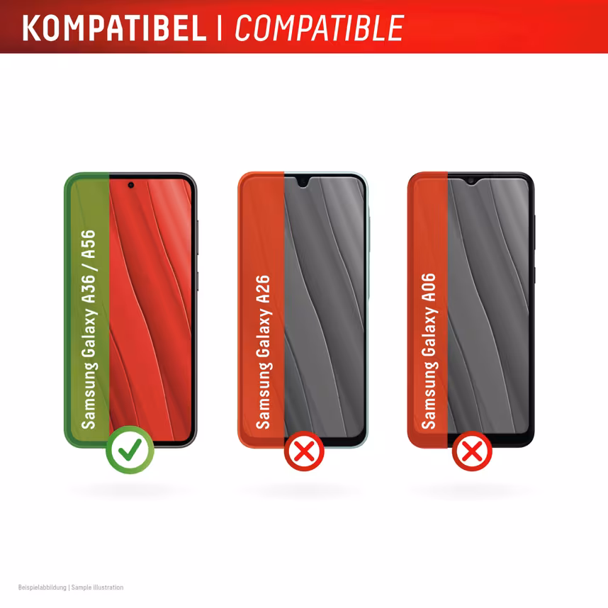 felixx Premium Glas Case friendly Samsung Galaxy A36/A56