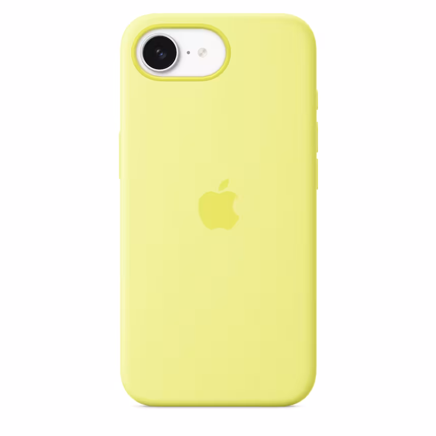 Apple iPhone 16e Silicone Case Neon Yellow
