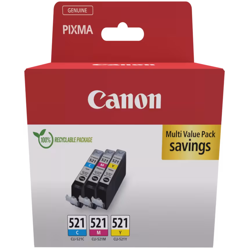 Canon CLI521 Tinte Multipack