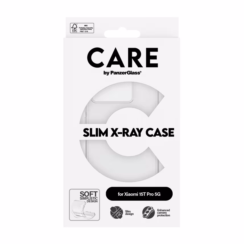 PanzerGlass Back Care X-Ray Xiaomi 15T Pro 5G Clear