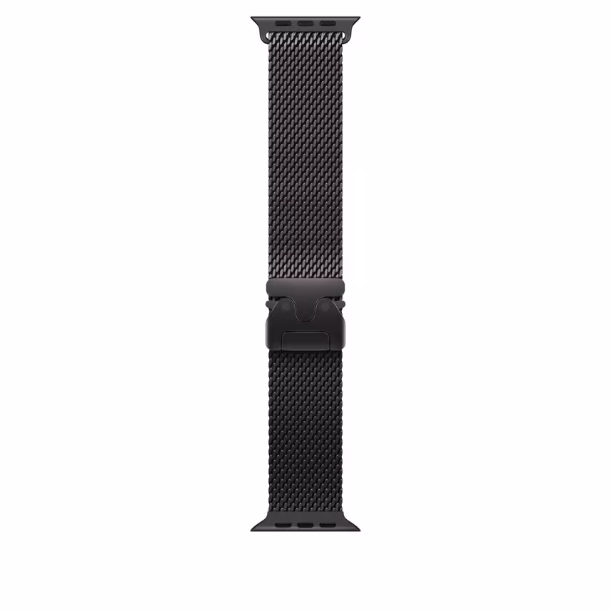 Apple Watch 49mm Black Titan Milanaise Loop L