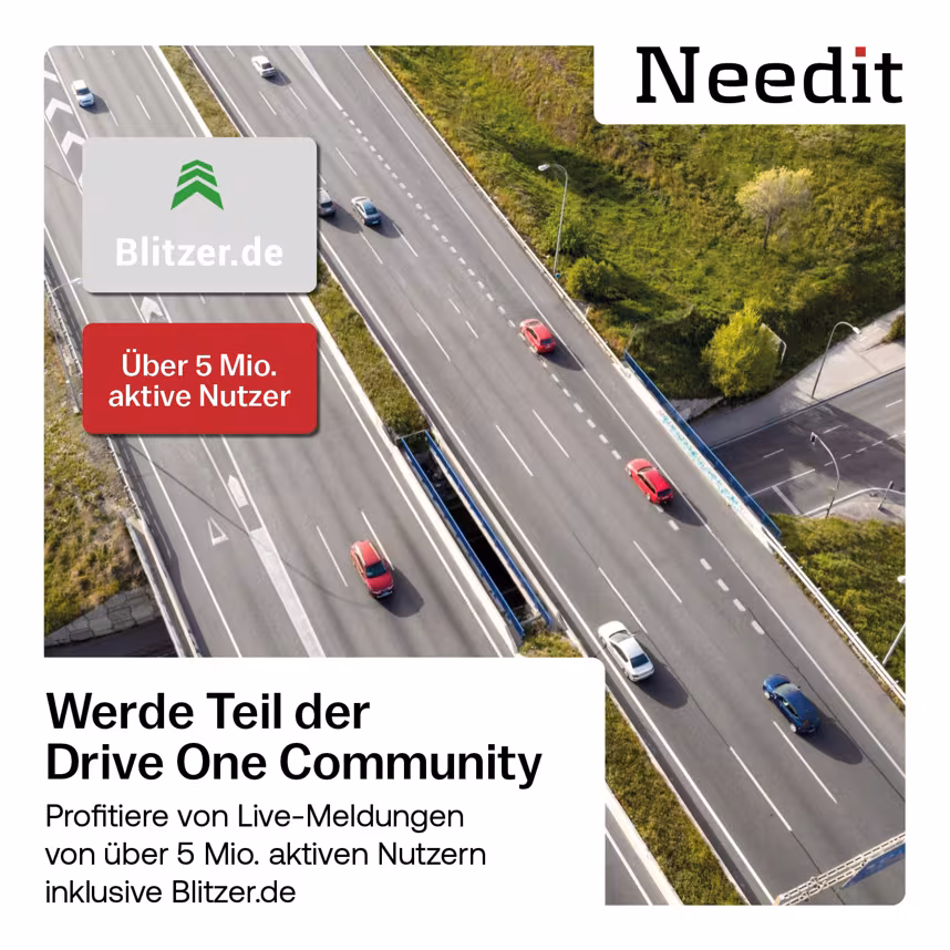 Needit Drive One Gefahren-/Verkehrswarner