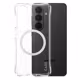 PanzerGlass Care Samba Case Clear w.White Qi Samsung Galaxy S26