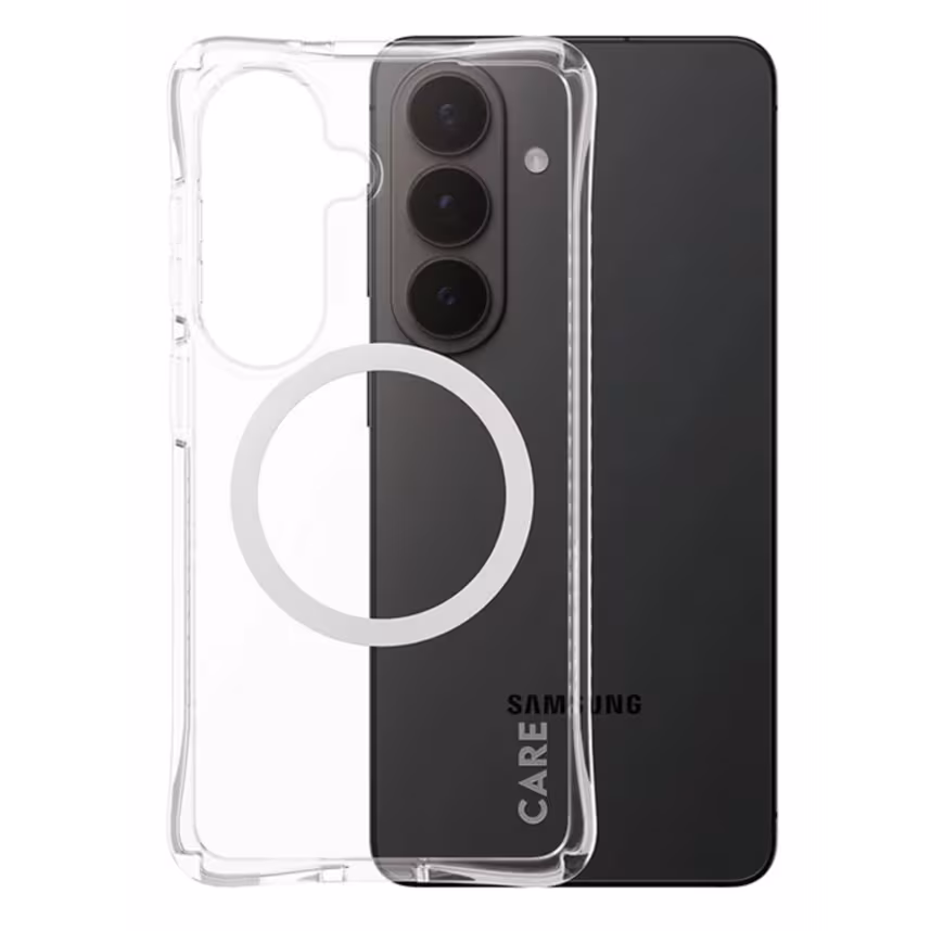 PanzerGlass Care Samba Case Clear w.White Qi Samsung Galaxy S26