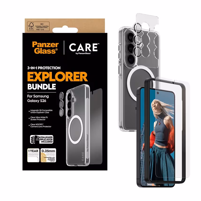 PanzerGlass Care Urban 3 in 1 Bundle Samsung Galaxy S26